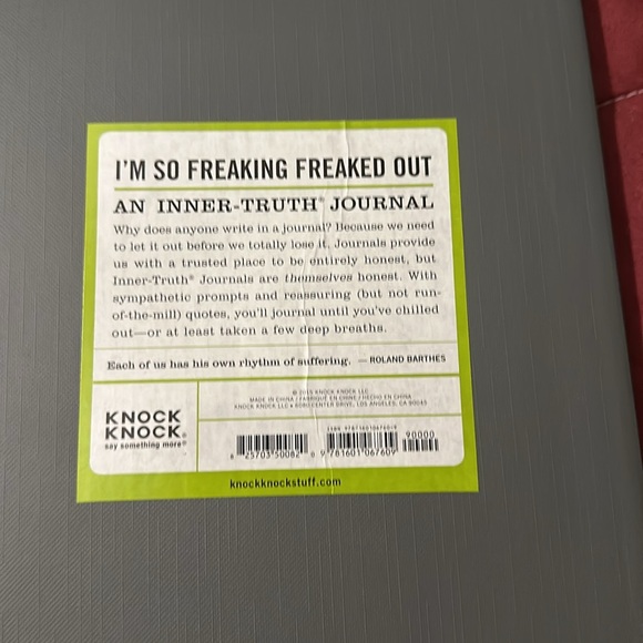 I’m So Freaking Freaked Out Journal by Knock Knock - Picture 2 of 3